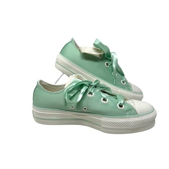 Converse Chuck Taylor Lift Platform Matte Satin Shoe Women Skate Sneaker A10300C - Picture 9 of 14